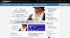 Desktop Screenshot of fr.chabad.org